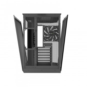 GAMEPOWER WARCRY EDGE 1X BLACK FAN GAMING KASA