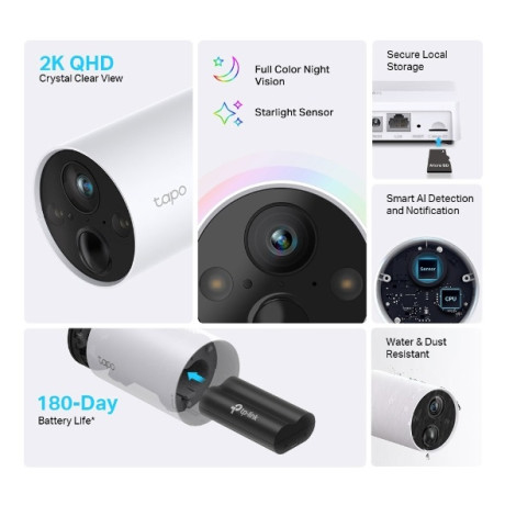 TP-LINK TAPO C420S2 KABLOSUZ GUVENLIK KAMERASI