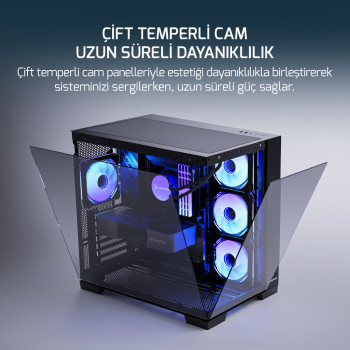 GAMEPOWER WARCRY PULSE 4X ARGB GAMING KASA 850W