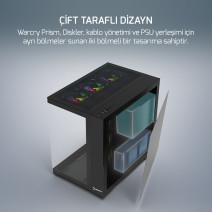 GAMEPOWER WARCRY PRISM 4XARGB FAN GAMING KASA 650W