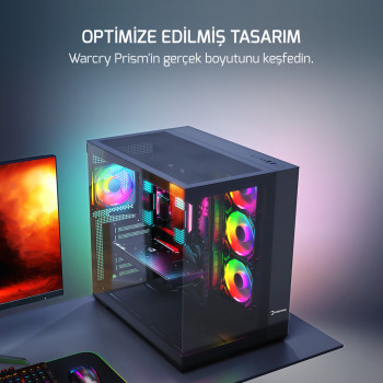 GAMEPOWER WARCRY PRISM 4XARGB FAN GAMING KASA 650W