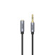 UNITEK 3.5MM AUX (M) TO (F) UZATMA 1MT (Y-C932ABK)