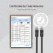 UNITEK CAT6 PATCH KABLO 15MT FLAT 1GBPS, SİYAH (C1814GBK)
