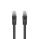 UNITEK CAT6 PATCH KABLO 10MT FLAT 1GBPS, SİYAH (C1813GBK)